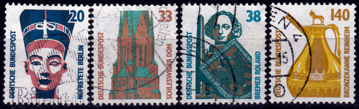 GERMANY 1989, 12 Jan. SIGHTSEEINGS, set, UH, CV+/- R 45.00 view scans