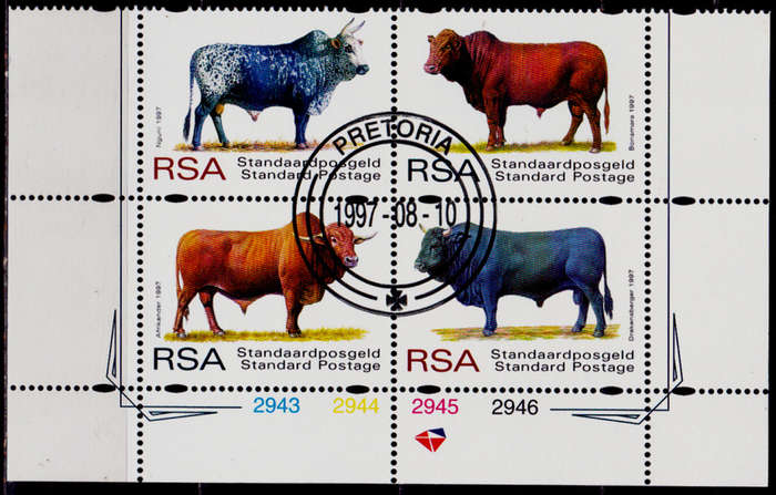 RSA 1997, 10 Aug. SA INDIGENOUS CATTLE, control, CTO, CV R ?? view scans