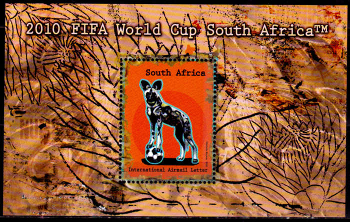 RSA 2006, 7 July. FIFA WORLD CUP SOCCER SA 2010, minisheet, MNH, CV R 200.00 view scans