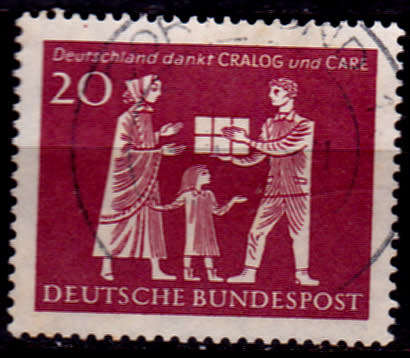 GERMANY 1963, 9 Feb. CRALOG AND CARE, single, UH, CV +/-R 5.00 view scans