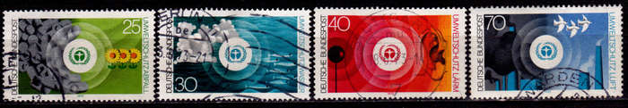 GERMANY 1973, 5 June. PROTECTION OF NATURE, set, UH, CV+/- R 40.00 view scans