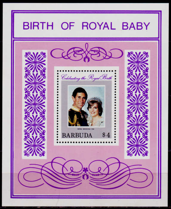 BARBUDA, 1982. Prince William. Mini sheet