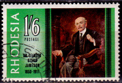 RHODESIA 1967, 17 May. 50th ANNIV DEATH Dr JAMESON, single, UH, CV R 9.00, view scans