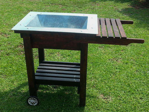 Wooden Drinks and Beverage Trolley