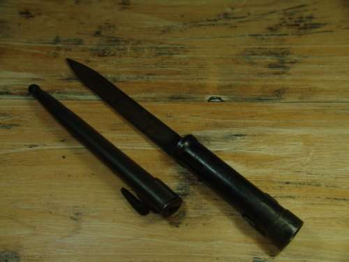 SADF R1 Rifle Bayonet with cover