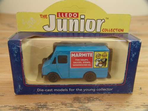Lledo Junior collectable die cast scale model cars, Marmite Truck, 1:64 - mint in box