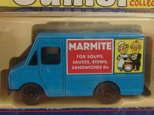 Lledo Junior collectable die cast scale model cars, Marmite Truck, 1:64 - mint in box
