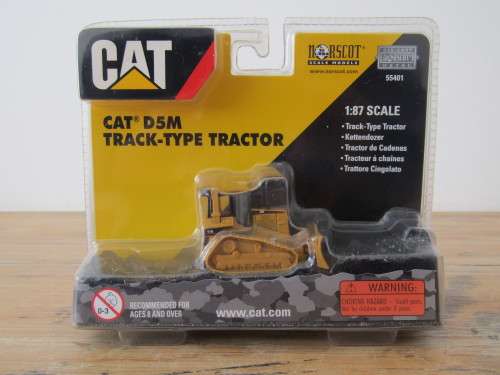 CAT D5m Track - type Tractor, 1/87, mint in sealed Box, metal die cast scale model
