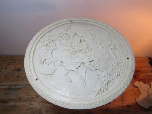 Oriental cast resin Figural Side Table, 45cm diameter x 52cm *No reserve auction NOW ON at Port no.5