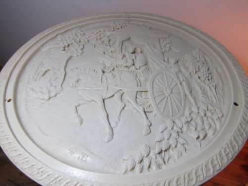 Oriental cast resin Figural Side Table, 45cm diameter x 52cm *No reserve auction NOW ON at Port no.5