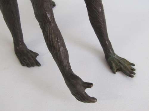 Large vintage solid Bronze Monkey ornament in excellent condition, 33cm x 31cm and 3Kg