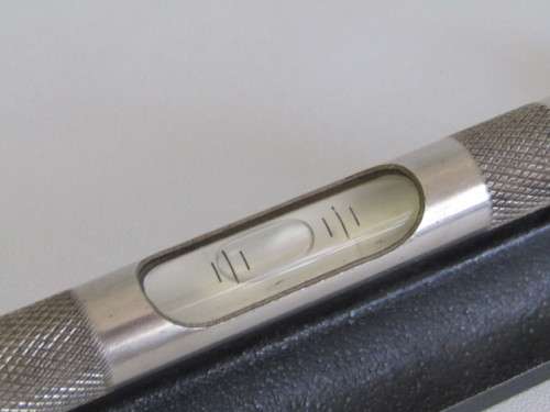 Vintage Cast Iron precision Spirit Level, 20.5cm long, excellent and working condition