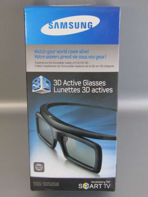 Samsung 3D Active Glasses, new in box with battery and manual