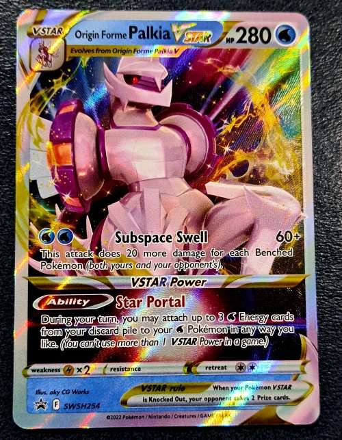 Pokemon Trading Cards - Origin Forme Palkia VSTAR - SWSH254 - Full Art Promo - NM