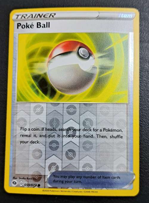 Pokemon Trading Cards - Poke Ball - 059/073 - Reverse Holo - Champions Path - NM