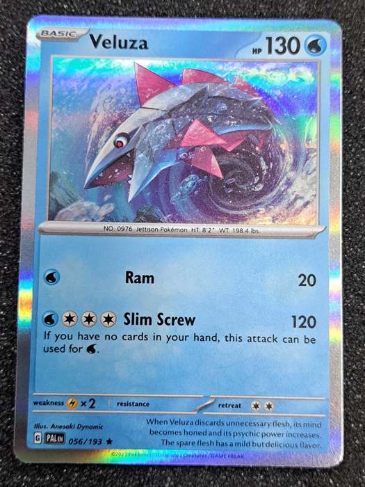 Pokemon Trading Cards - Veluza - 056/193 - Holo Rare - Paldea Evolved NM