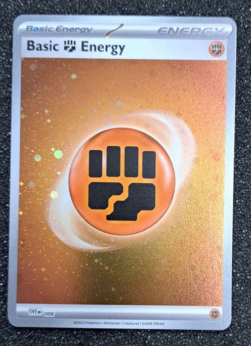 Pokemon Trading Cards - Fighting Energy Galaxy Holo - 151 (NM)