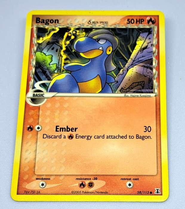 Pokemon Trading Cards - Bagon (Delta Species) - 58/113 - Ex Delta Species Singles - NM