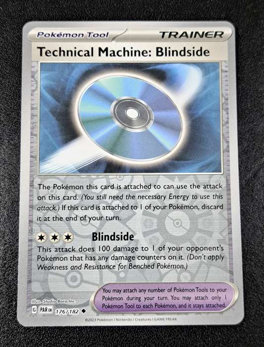 Pokemon Trading Cards - Technical Machine Blindside - 176/182 - Reverse Holo - Paradox Rift - NM