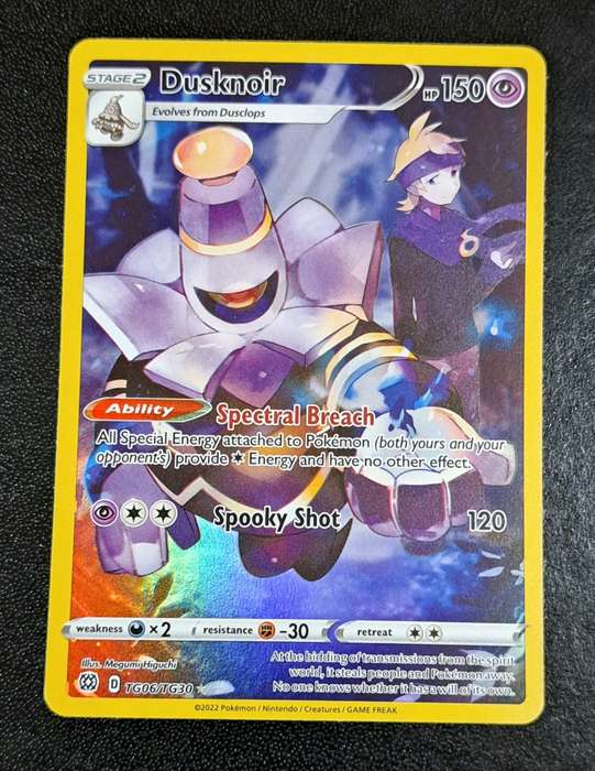 Pokemon Trading Cards - Dusknoir - TG06/TG30 - Holo Rare - Brilliant Stars - (NM)