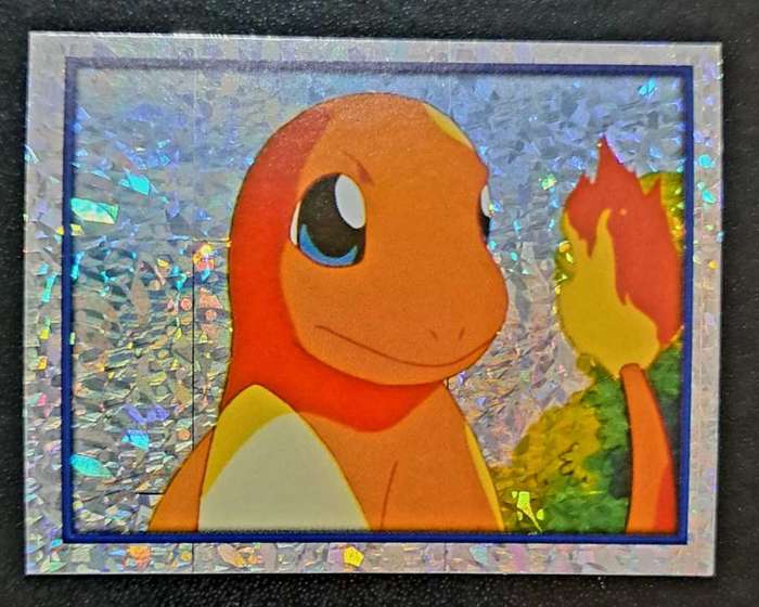 2000 Merlin Series 2 - Pokemon - Charmander #78 - Prism Foil - Sticker Card - NM