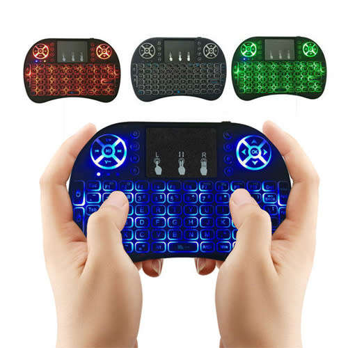 I8 Mini Keyboard - Backlit - Includes Rechargable Battery