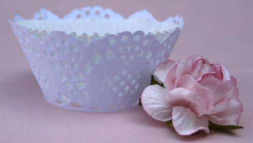 Paper doily cupcake wrapper - 12pc