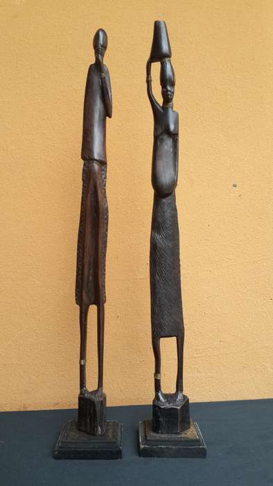 2 collectable Wooden figures