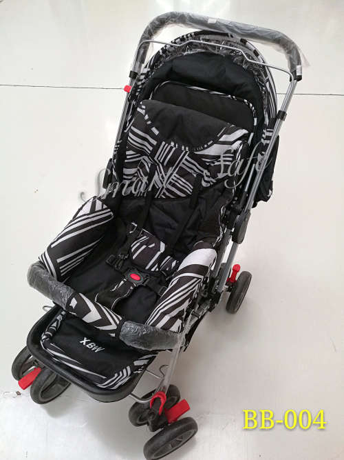 Baby Stroller Pram with 4-Position Backrest Adjustment