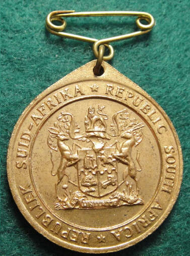 Republic of South Africa Medal 31-5-1961