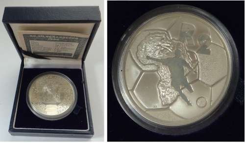 RSA, Silver Proof R2 Crown 1996 African Soccer Cup