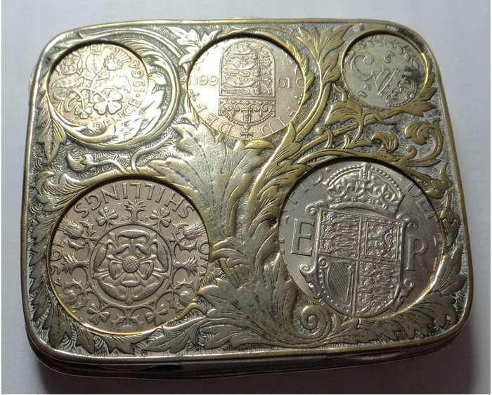 Coin Holder with set of pre-decimal coins of Great Britain