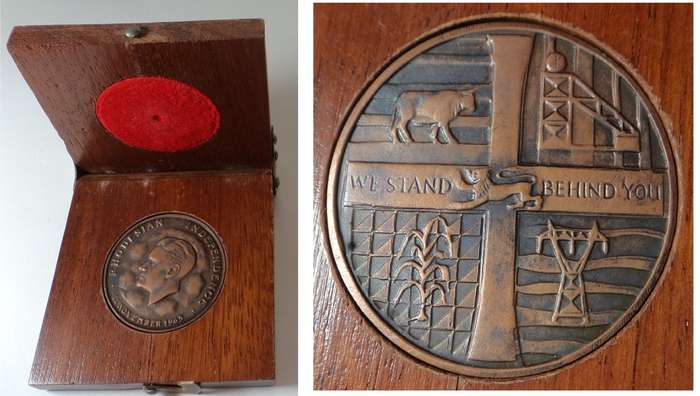 Rhodesia: Ian Smith Independence Bronze Medal of 1965