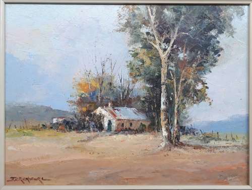 Original oil painting by JOHANN VAN RENSBURG