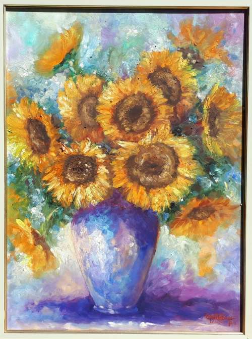 Original oil painting by ESTELLE BUYS