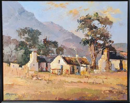 Original oil painting by JOHANN VAN RENSBURG