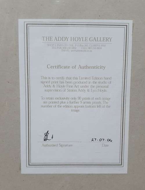 Limited edition print by SIMON ADDY