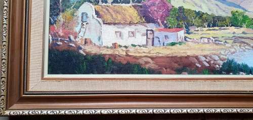 Original oil painting by A VAN LELYVELDT