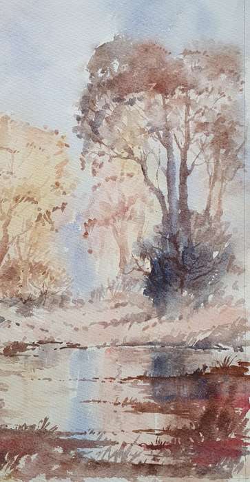 Original watercolour painting by KOBUS KOTZE