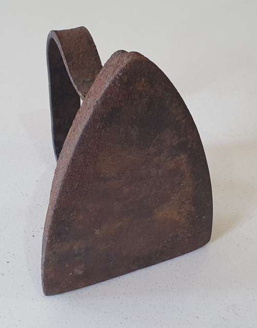 Vintage cast iron, coal stove clothing Sad Iron as per photo
