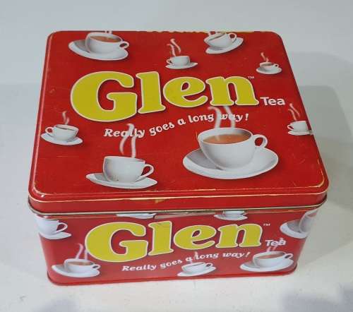 Glen tea tin as per photos