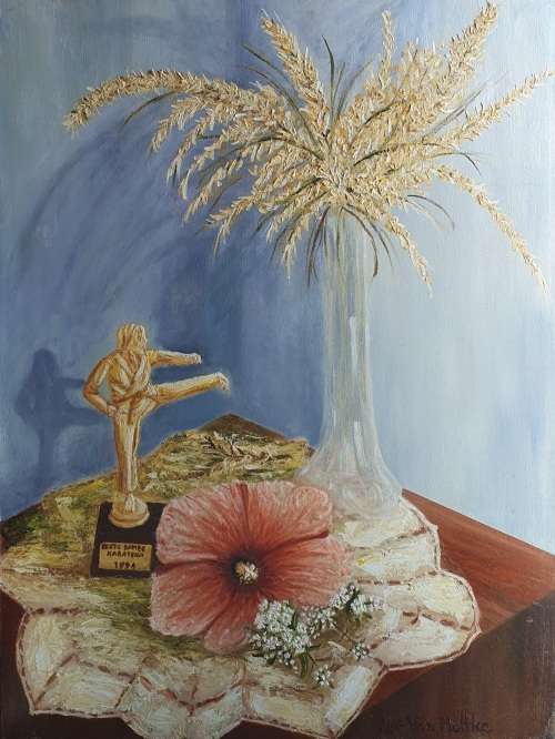 Original unframed oil painting by Alet von Moltke