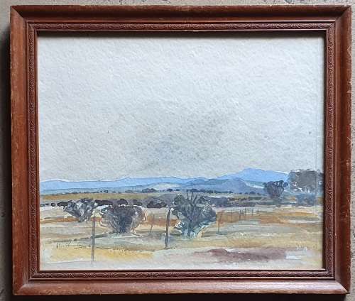 Original framed watercolor  painting by Gerrit van Schouwenburg as per photos