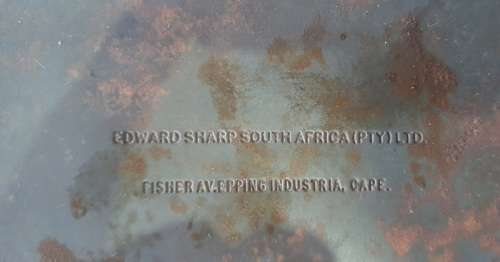 Old Edward Sharp tin with image of the Blue train as per photos