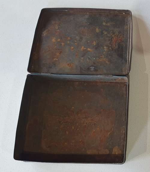 Old Edward Sharp tin with image of the Blue train as per photos