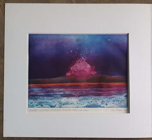 Unframed `PROEFDRUK` colour etch by BEN BOTMA as per photos