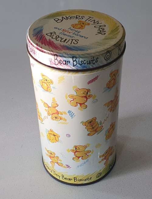 BAKERS Tiny Bears Biscuits tin as per photos