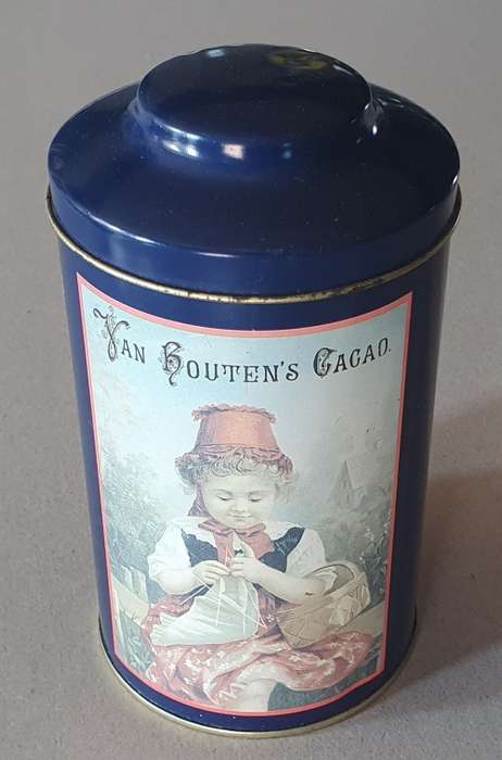 Van Bouten`s Cacao tin as per photos