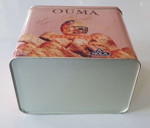 OUMA RUSKS tin as per photos