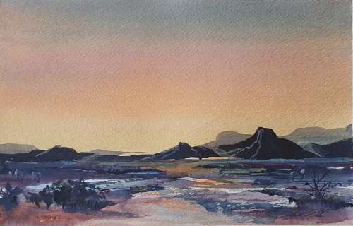 Original watercolour painting by NANNIE HENNING